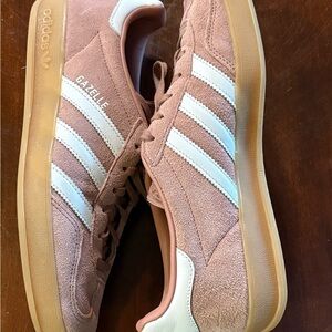 Adidas Gazelle Women's Brown and White Sneakers